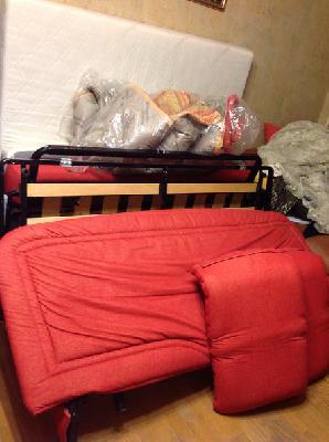 Перевозка дивана-кровати аккордеон + матрас  + кофе машина из Красногорска в Санкт-петербург