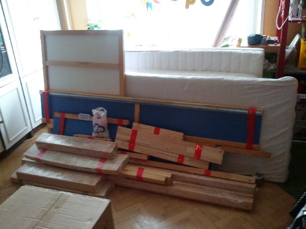 Перевезти личные вещи (мебель ikea + 4 матраса + 1 коробка) из Москвы в Калининграда