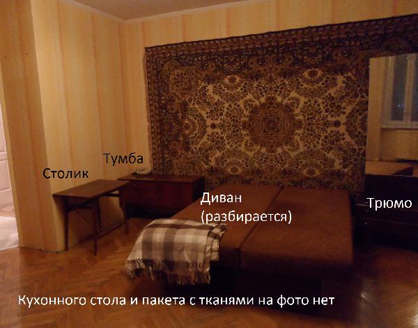 Заказать газель перевезти  диван, трюмо, тумбу, 2 стола, пуф, пакета с вещами по Санкт-Петербургу