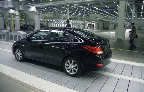 Перевозка автомобиля Hyundai Solaris / 2013 г