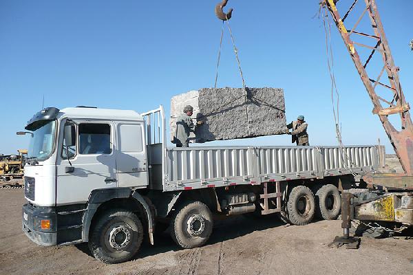 Отвезти гранитные плиты из Казахстан, Алма-Ата в Россия, Челябинск