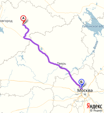 Маршрут из поселка Боровенка в ПК трассы М11 расстояние от 26 км до 32 км