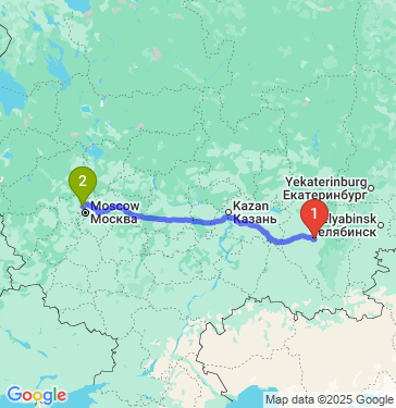 Маршрут из Старых Киешек в Озерецкое