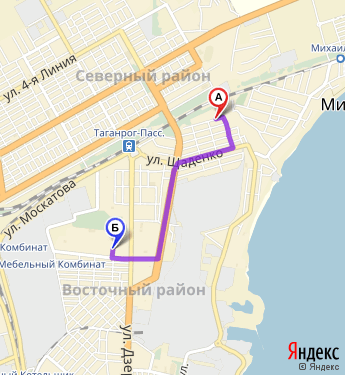 Маршрут по Таганрогу
