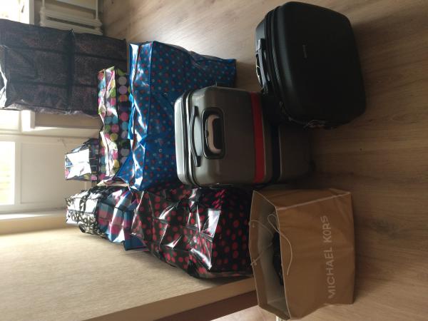 Перевозка сумок С личными вещами лежа из Москвы в Санкт-Петербург