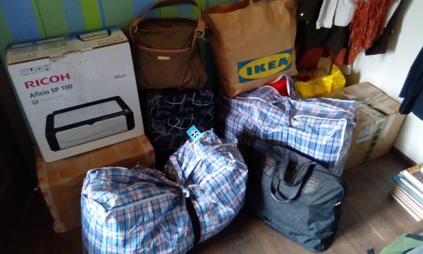 Доставка транспортной компанией коробок И сумок С вещами из Скоротова в Санкт-Петербург