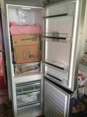 Заказать машину для перевозки вещей : Холодильник двухкамерный из Омска в Пушкино