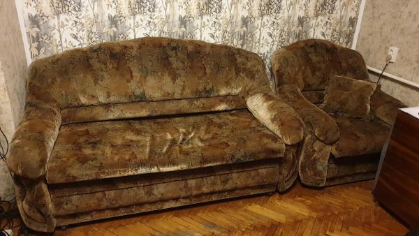 Доставка мебели : Диван-кровать, Кресло большое из Москвы в Малаховку