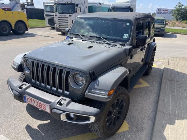 Стоимость перевозки Jeep Wrangler