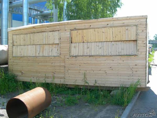 Заказать грузовую газель для перевозки мебели : бытовка из Санкт-Петербурга в деревню Лесколову Всеволожскую район