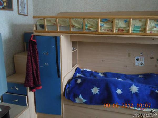 Доставить Детская двухъяросная кровать с из Сахарника в Снт Василька