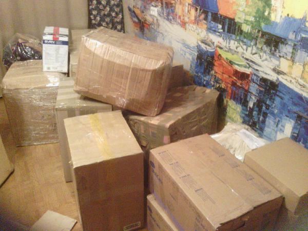 Заказ авто для перевозки вещей : Коробки - личные вещи из Челябинска в Мытищи