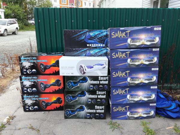 Грузоперевозки гироскутеров В коробкаха недорого догрузом из Санкт-Петербурга в поселок городского типа Разумный
