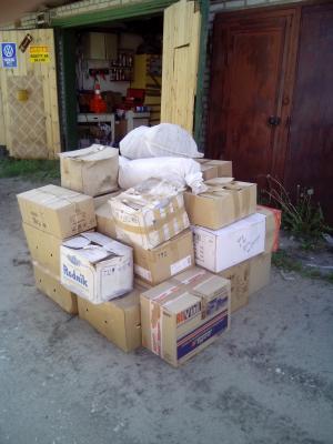 Доставка коробок со стеклянными банками из Черноголовки в Большую Рязань
