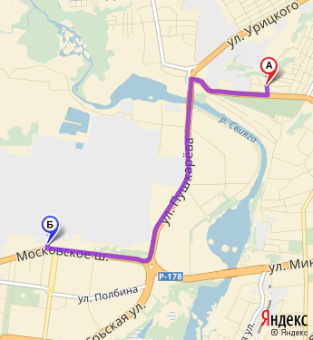 Маршрут по Ульяновску