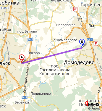 Карта подольск поливаново