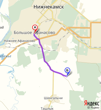 Карта афонасово нижнекамск - 96 фото