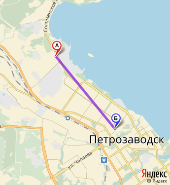Маршрут по Петрозаводску
