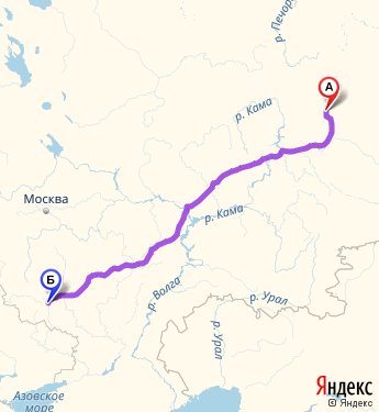 Маршрут из Волчанска в Старый Оскол