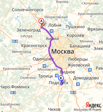 Монино карта московская область