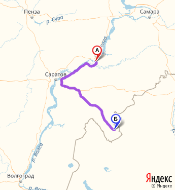 Карта пенза балаково расстояние