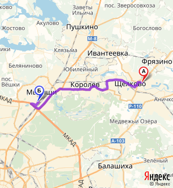 Станция щелково карта