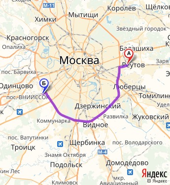 Реутов метро карта москвы