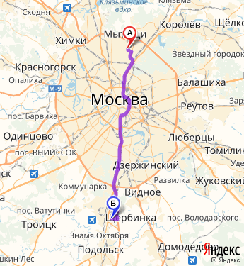 Карта барвиха московской области