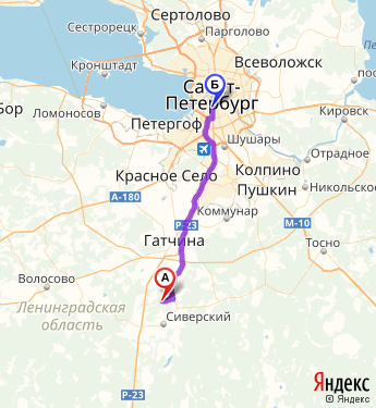 Карта спб сертолово