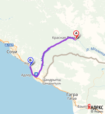 Маршрут по Сочи