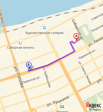 Маршрут по Перми