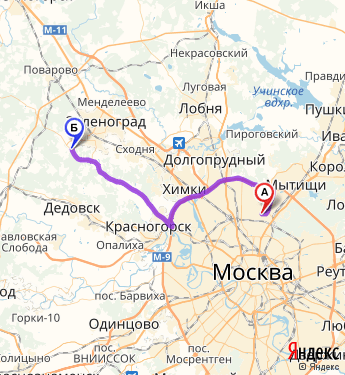 Поварово москва карта