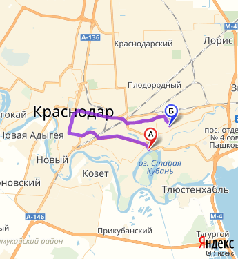 Карта немецкой деревни в краснодаре