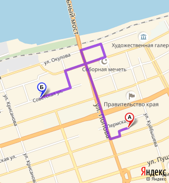 Маршрут по Перми