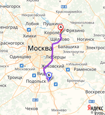 Карта города щелково московская область