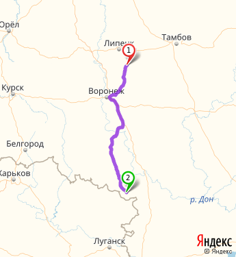 Кантемировка россошь карта