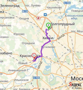 Московская область поселок лунево карта