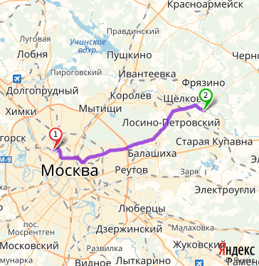 Пушкино москва карта