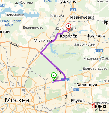 Схема электричек москва королев