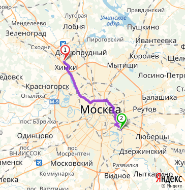 Сходня доехать до москвы