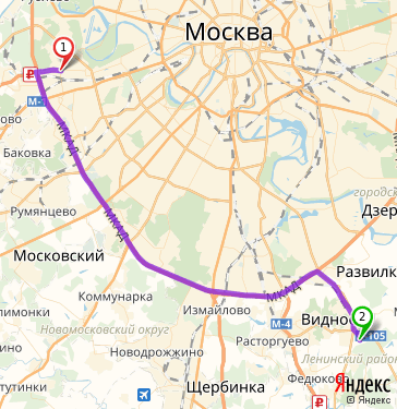 Москва баковка карта