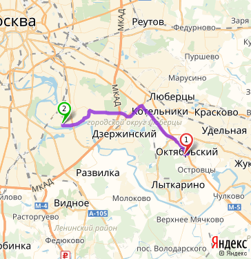 Островцы карта московская область