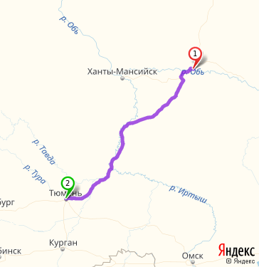 Курган ханты мансийск карта