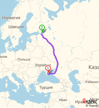 Маршрут из Симферополя в Янино-1