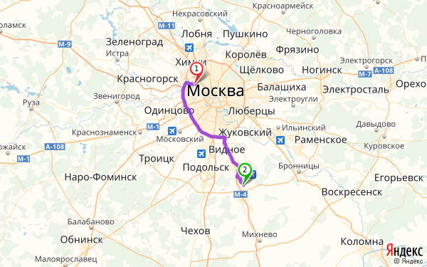 Карта электроугли московская область