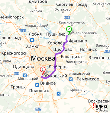 Схема электричек балашиха москва