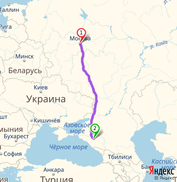 Карта от ростова на дону до тбилиси