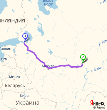 Маршрут из Йошкар-Олы в Заневского Пост 24 км