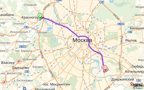 Расстояние красногорск. Красногорск на карте от Москвы. Красногорск удаленность от Москвы. Опалиха на карте Московской области. Маршрут от Красногорска до Москвы.