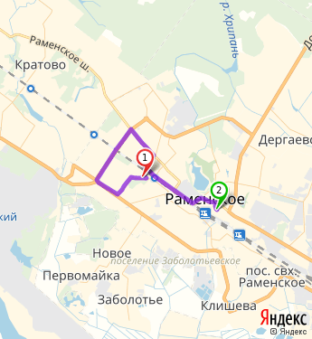 П кратово карта